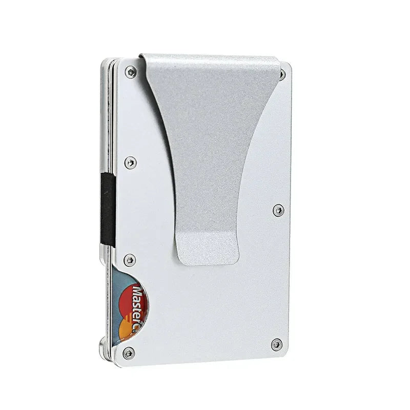 Carbon Fiber Metal Minimalist Slim Card Holder RFID Wallet