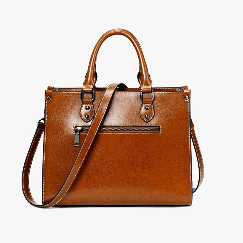Women Handbag Crossbody Shoulder Tote Bag Genuine Leather Cowhide Messenger Top Handle Fashion Office Bag