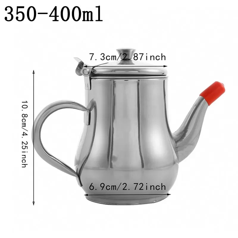Stainless Steel Oil Filter Pot With Mesh Separator Bottle