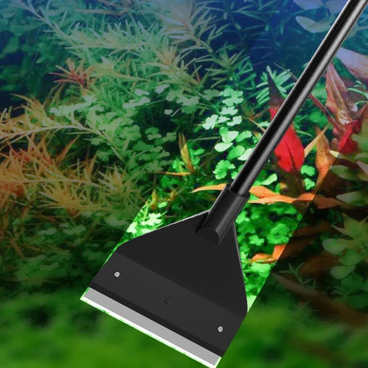 Fish Tank Algae Scraper Tool Glass Cleaning Dual Use