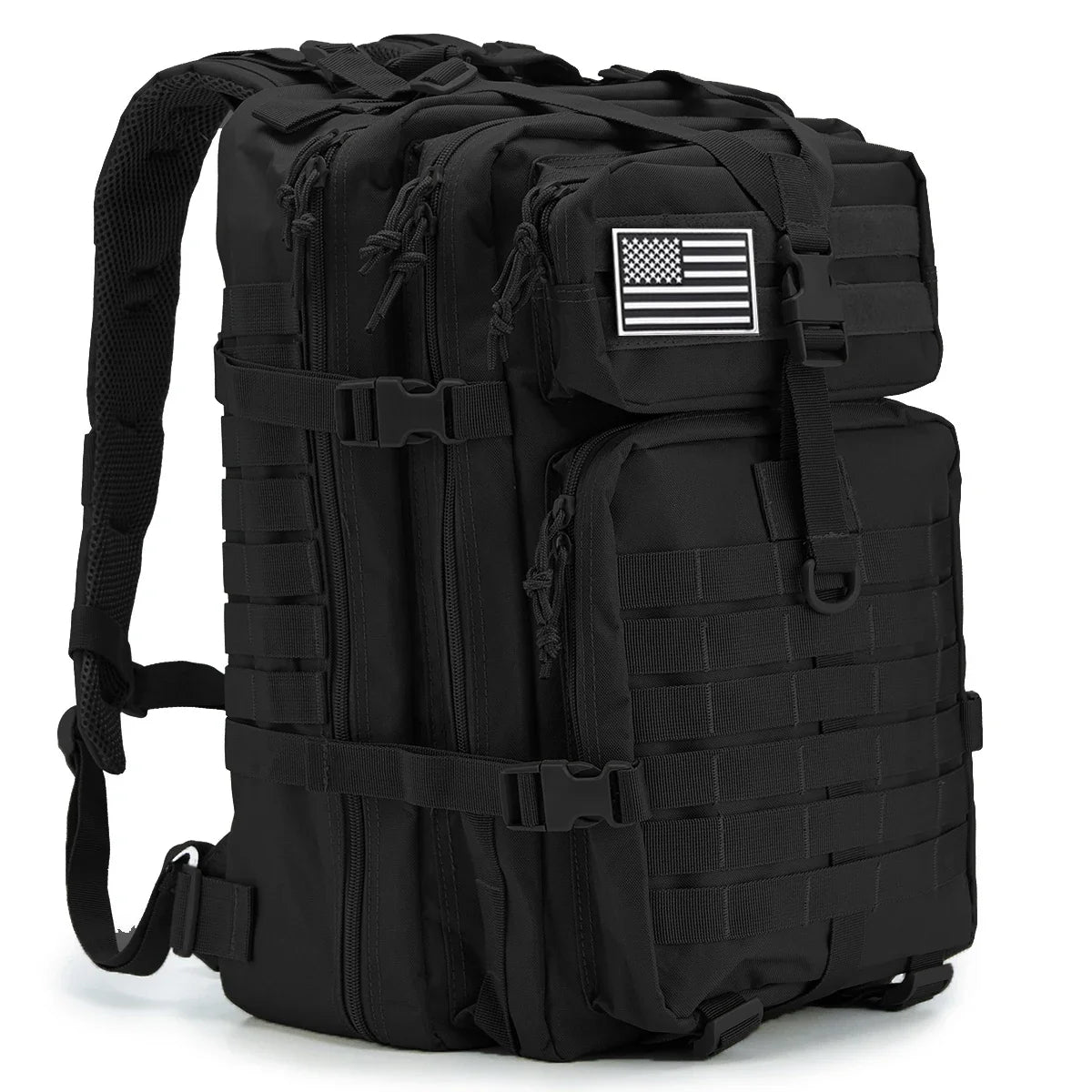 30 To 50L Tactical Backpack Unisex Assault Pack Molle System Survival Hiking Trekking EDC Hunting Bag