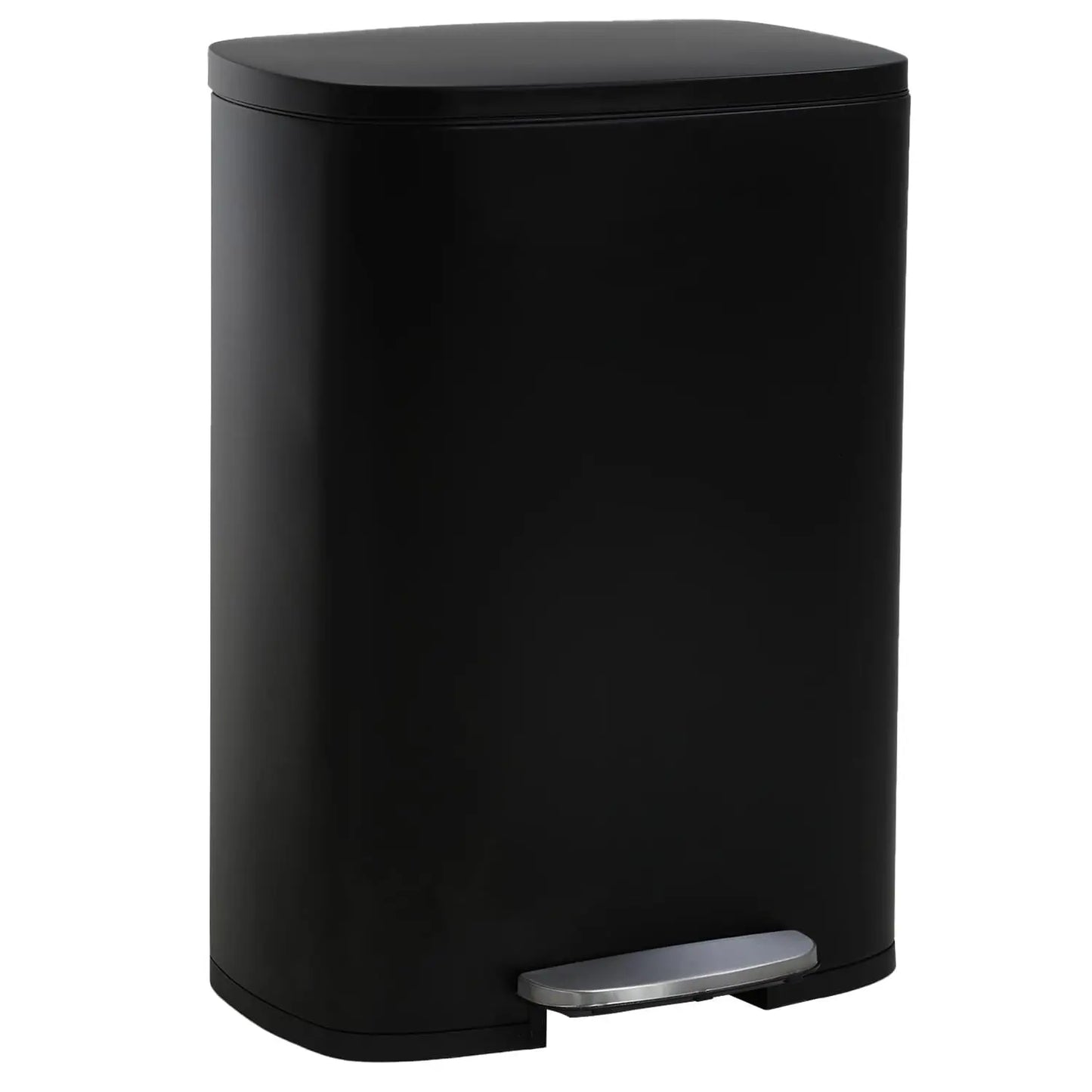 Fingerprint Proof 13 Gallon Matte Stainless Steel Trash Can