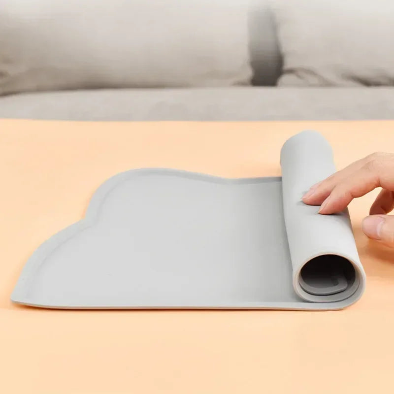 Food Grade Silicone Cat And Dog Bowl Mats Waterproof
