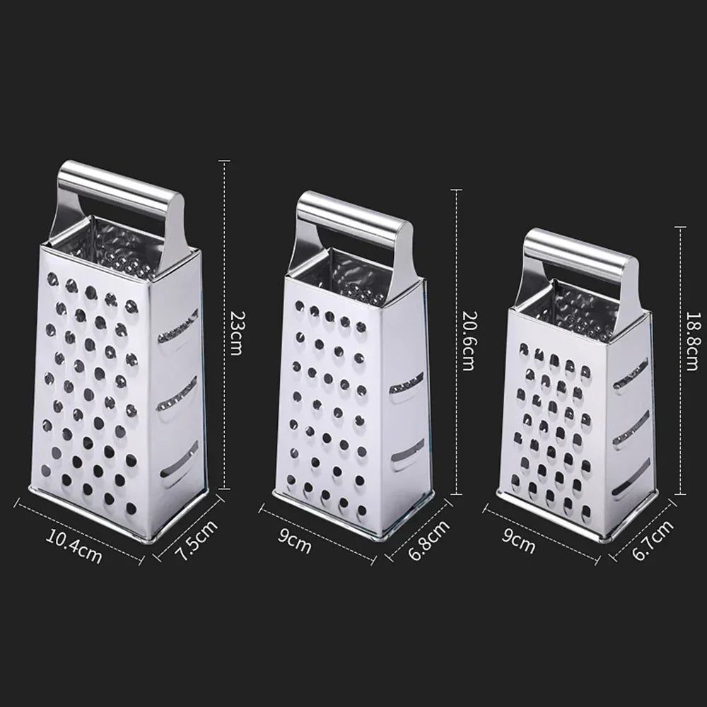 4 Sided Shredder Stainless Steel Cutter Slicer Tower Grater Potato Cheese Fruits Cutter Kitchen Accessories