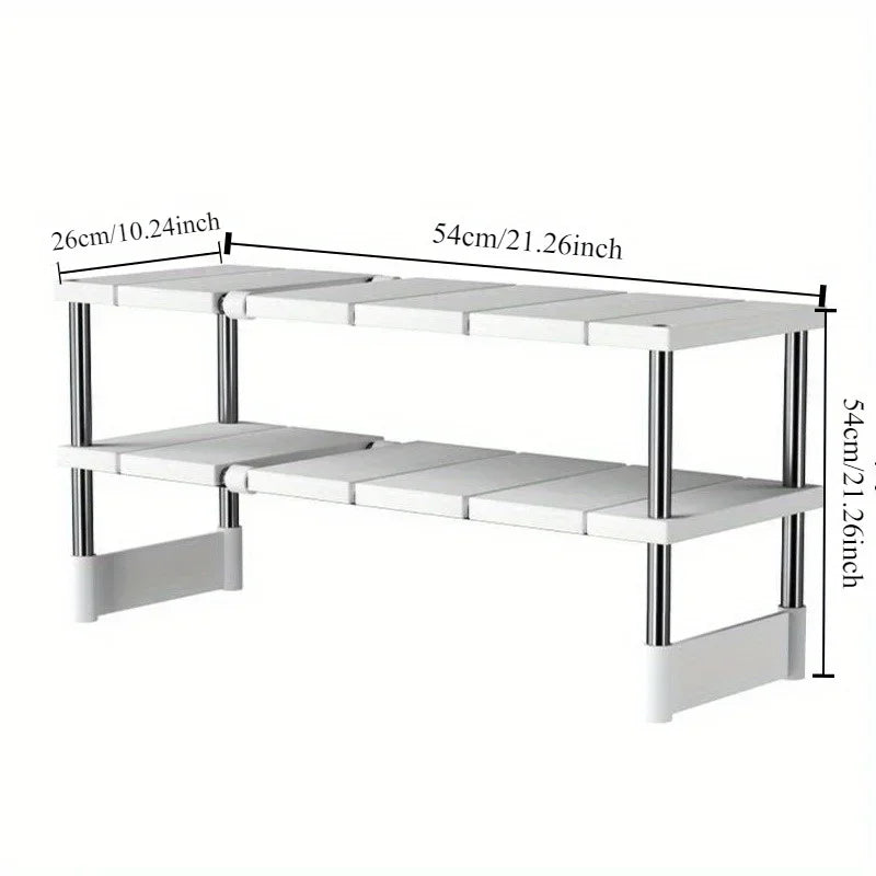 Expandable Stainless Steel Kitchen Sink Storage Rack