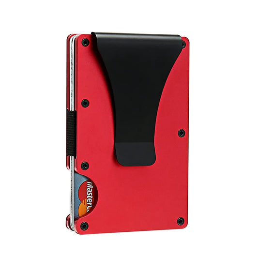 Carbon Fiber Metal Minimalist Slim Card Holder RFID Wallet