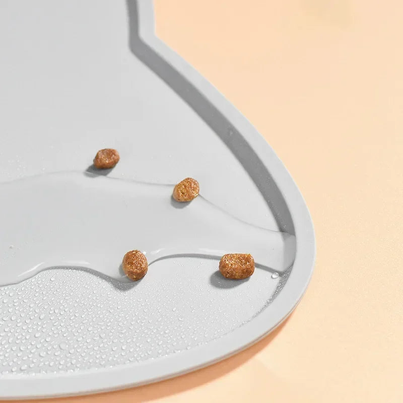 Food Grade Silicone Cat And Dog Bowl Mats Waterproof