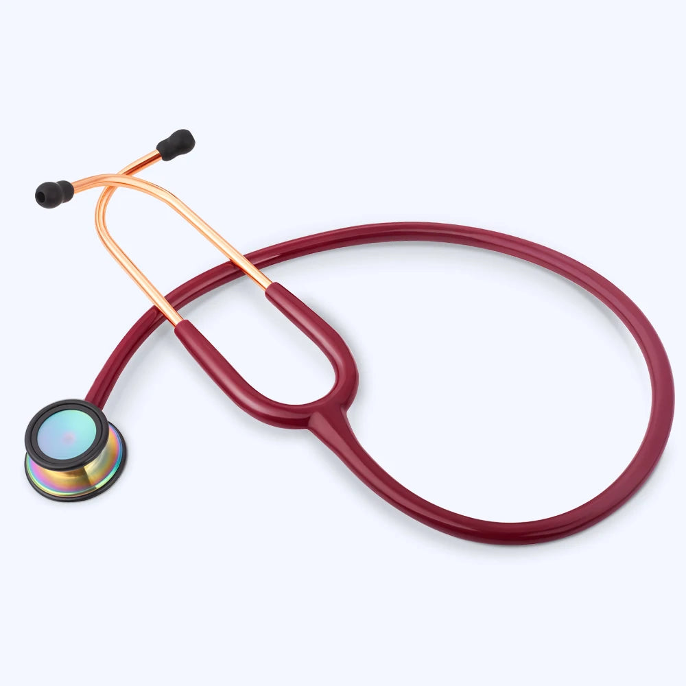 Medical Double Sided Stethoscope Professional Heart Lung Cardiology Double Head Stethoscope for Nurse Student and Vet