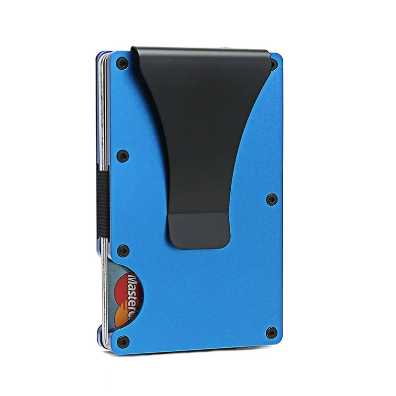 Carbon Fiber Metal Minimalist Slim Card Holder RFID Wallet