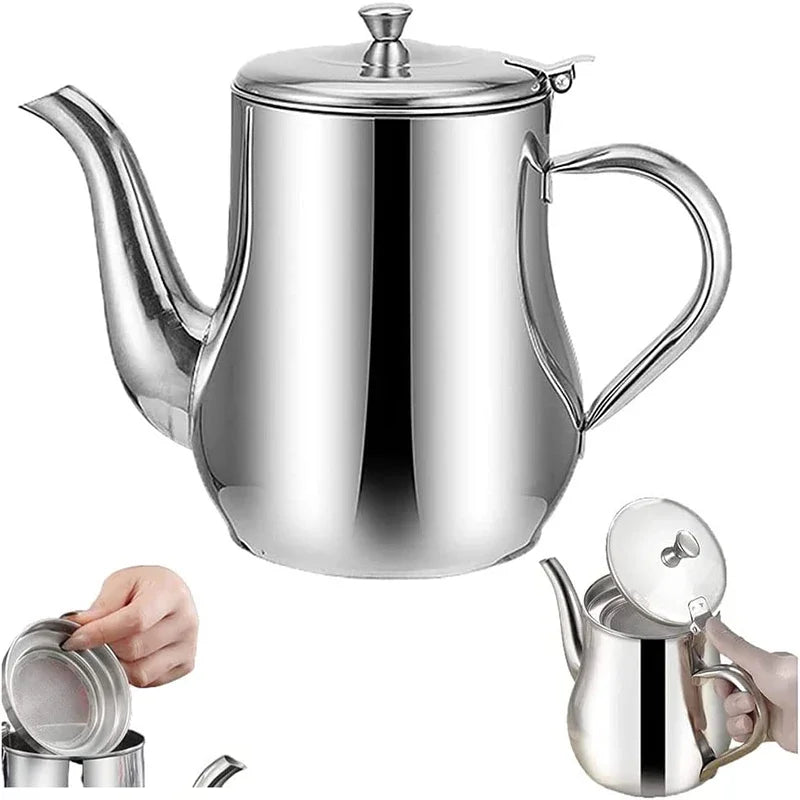 Stainless Steel Oil Filter Pot With Mesh Separator Bottle