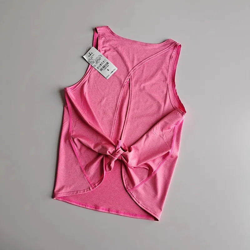 Womens Sleeveless Gym Tank Tops Yoga Sports Vest Breathable