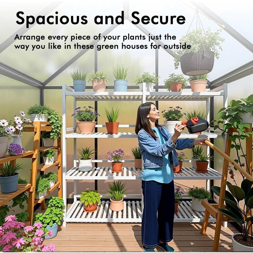 6 By 4 Foot Walk In Greenhouse Aluminum Garden Kit Outdoor
