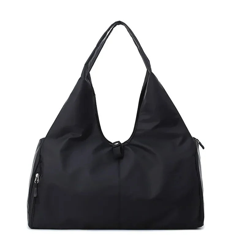 Yoga Mat Bag With Dry Wet Separation And Independent Shoes Storage Pocket Shoulder Strap For Gym Fitness Travel Duffle