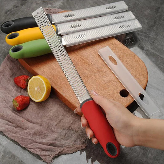 Stainless Steel Cheese Grater Lemon Zester With Cover