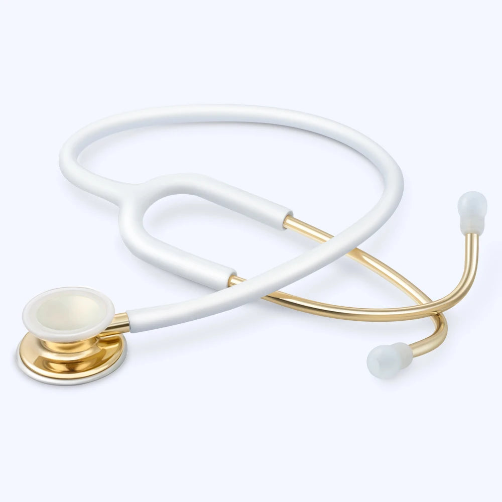 Medical Double Sided Stethoscope Professional Heart Lung Cardiology Double Head Stethoscope for Nurse Student and Vet