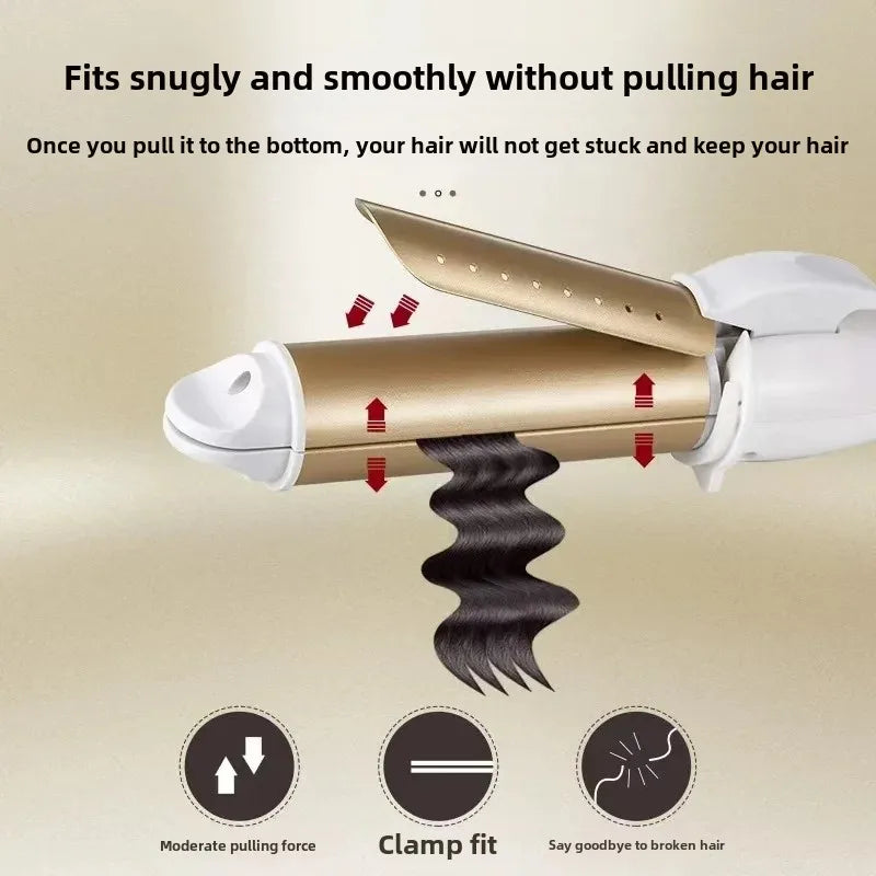 Electric Hair Curling Iron And Straightening Iron Dual Purpose Styling Tool For Women Hair Perming And Straightening