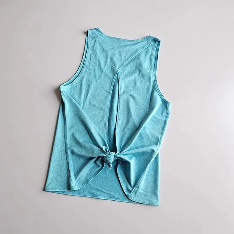 Womens Sleeveless Gym Tank Tops Yoga Sports Vest Breathable