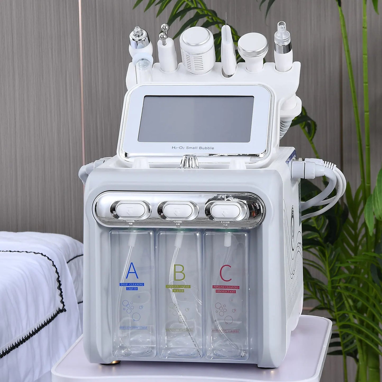 6 In 1 Aqua Peeling Lift Skin Bubble Oxygen Facial Machine