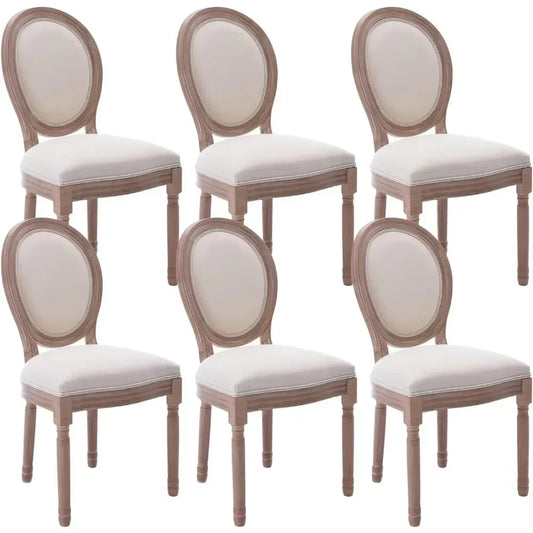 French Country Dining Chairs Set of 6 Vintage Louis Chairs