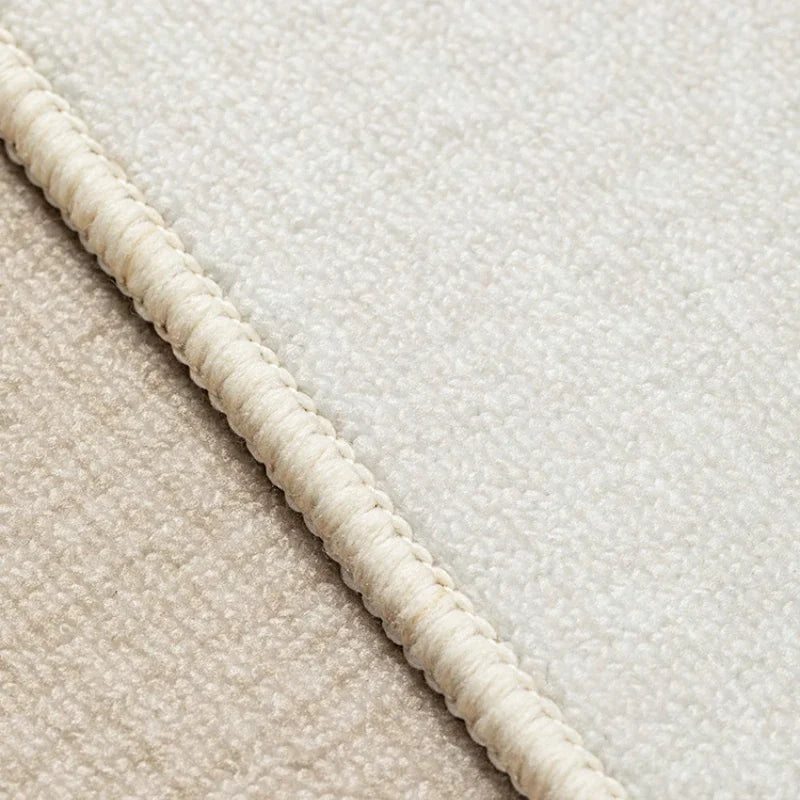 Light Luxury Anti Slip Bedside Rug Living Room Washable