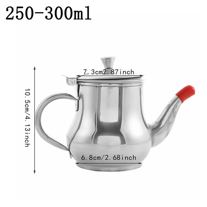 Stainless Steel Oil Filter Pot With Mesh Separator Bottle