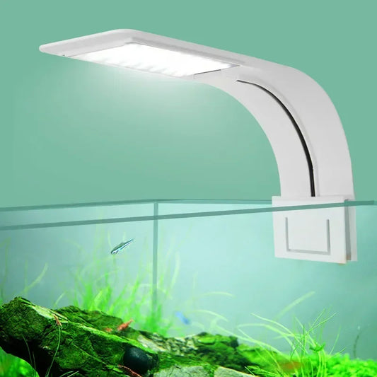 Super Slim LED Aquarium Clip On Light For Plants 5W 10W 15W