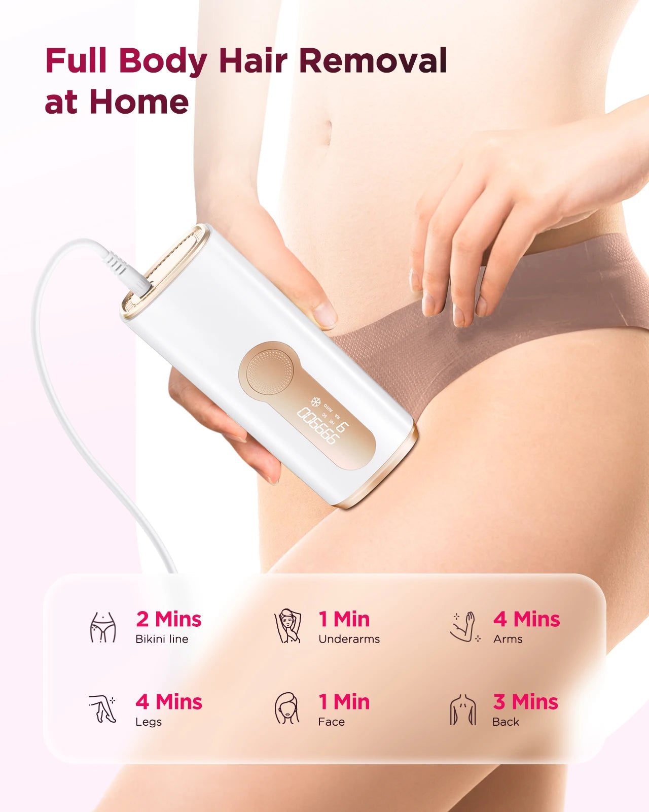 990000 Flash IPL Hair Removal Epilator For Men Women Bikini
