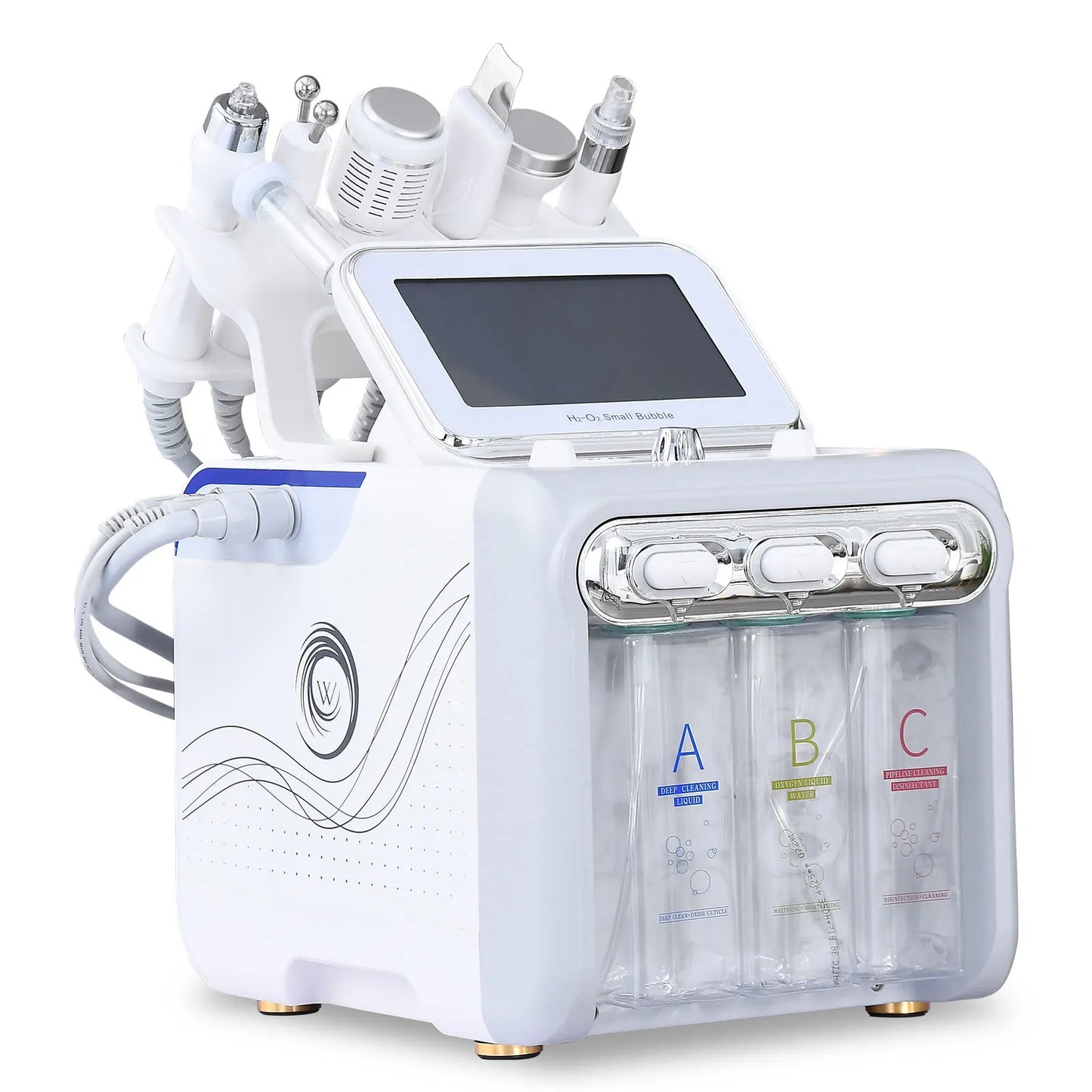 6 In 1 Aqua Peeling Lift Skin Bubble Oxygen Facial Machine