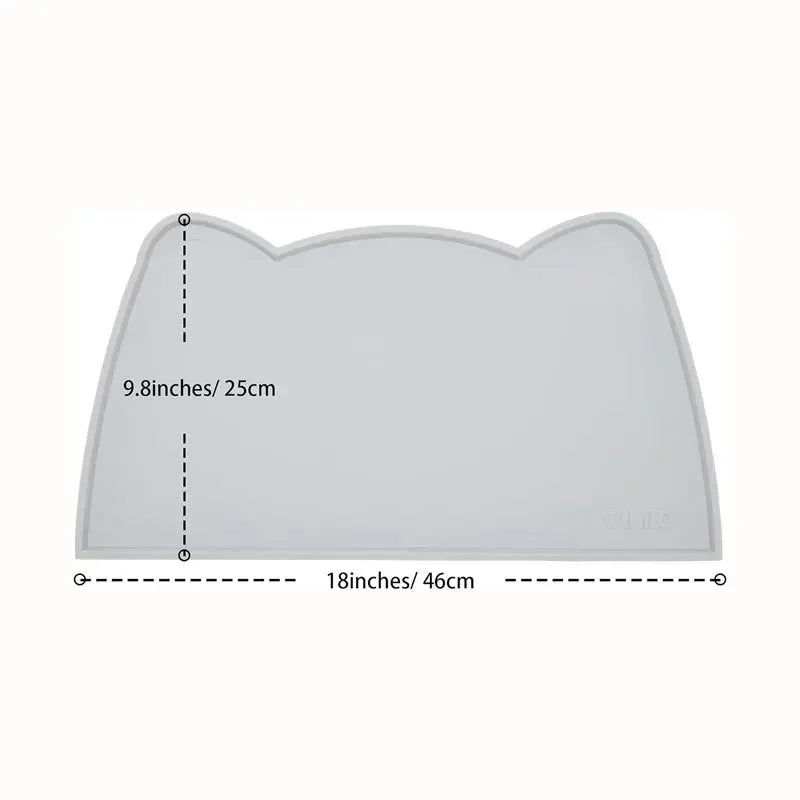Food Grade Silicone Cat And Dog Bowl Mats Waterproof