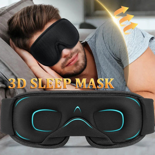 3D Sleeping Mask Blockout Light Eye Mask For Travel