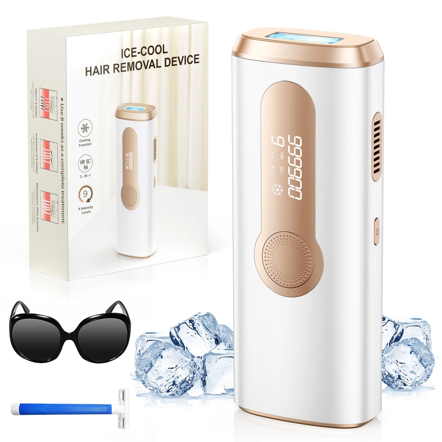 990000 Flash IPL Hair Removal Epilator For Men Women Bikini