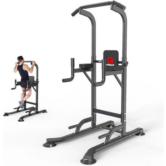 Power Tower Adjustable Height Pull Up And Dip Station