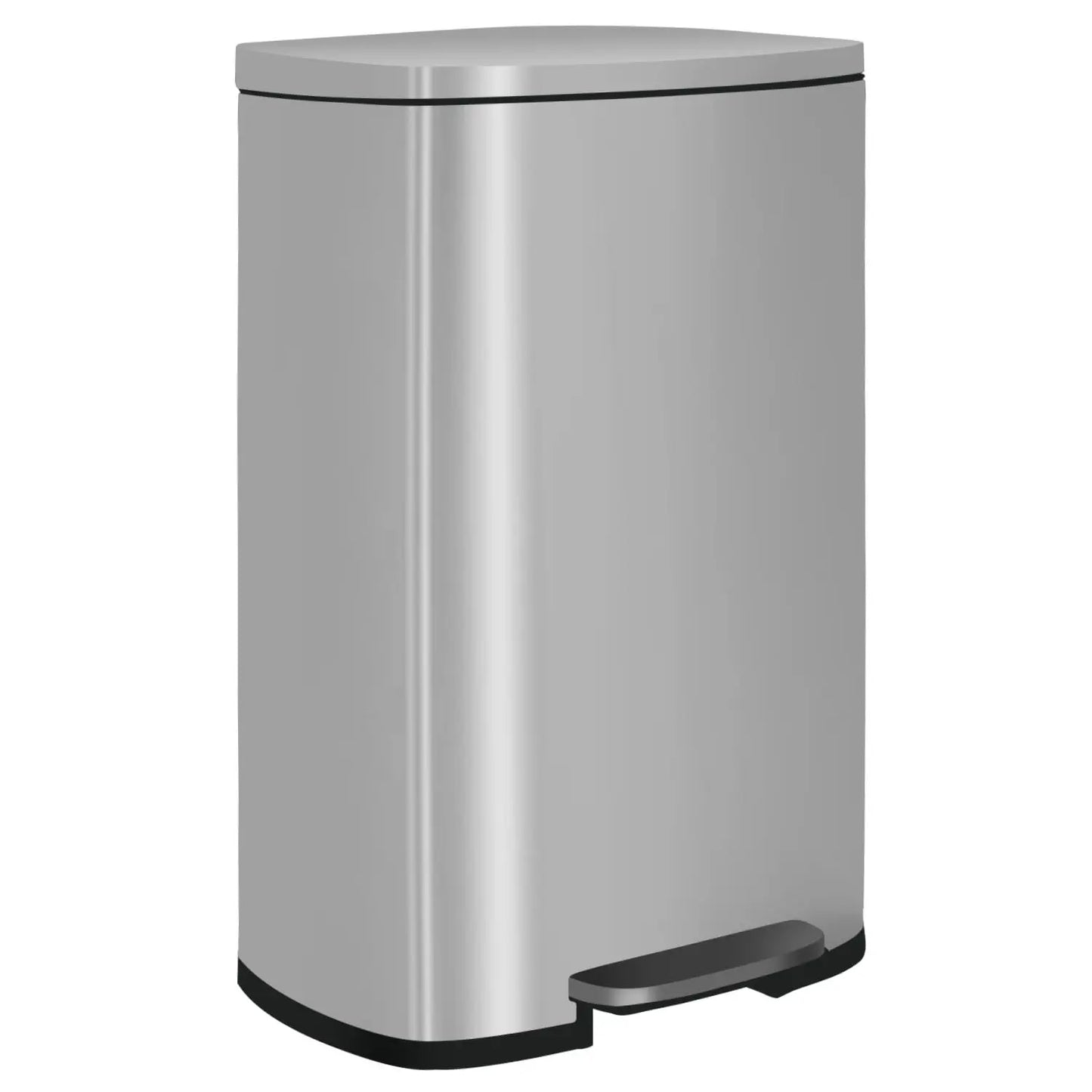 Fingerprint Proof 13 Gallon Matte Stainless Steel Trash Can