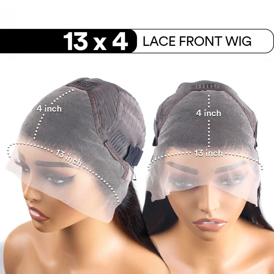 Wiggogo Curly Highlight Wig Human Hair Deep Wave Lace Front