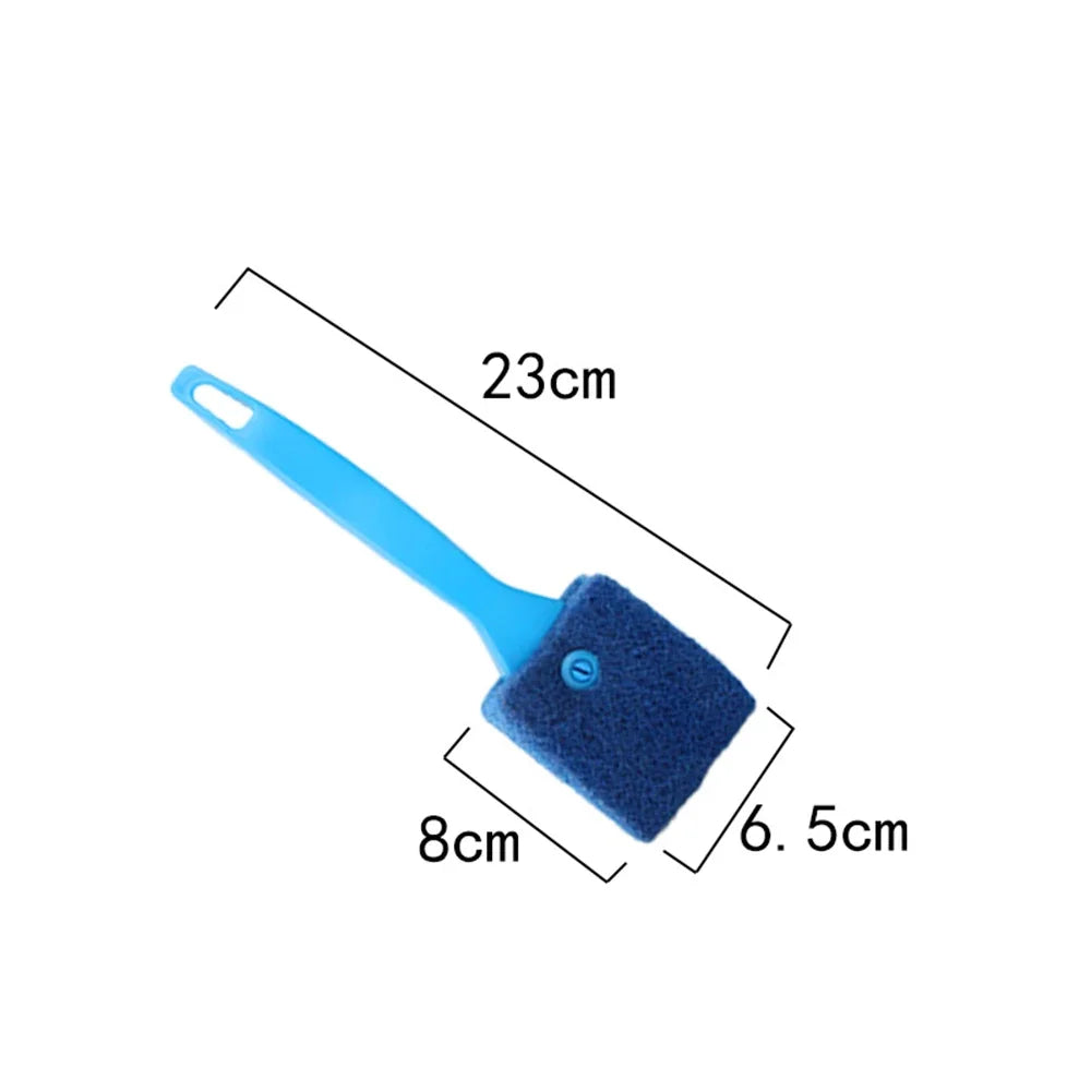 Double Sided Aquarium Algae Scraper Brush for Glass Tanks