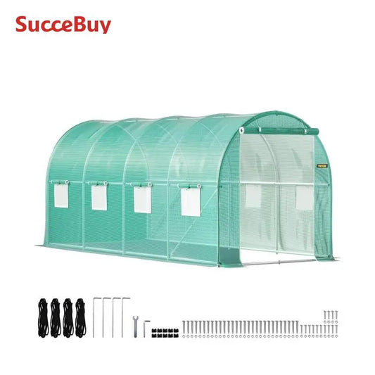 VEVOR Walk In Tunnel Greenhouse With Waterproof Cover