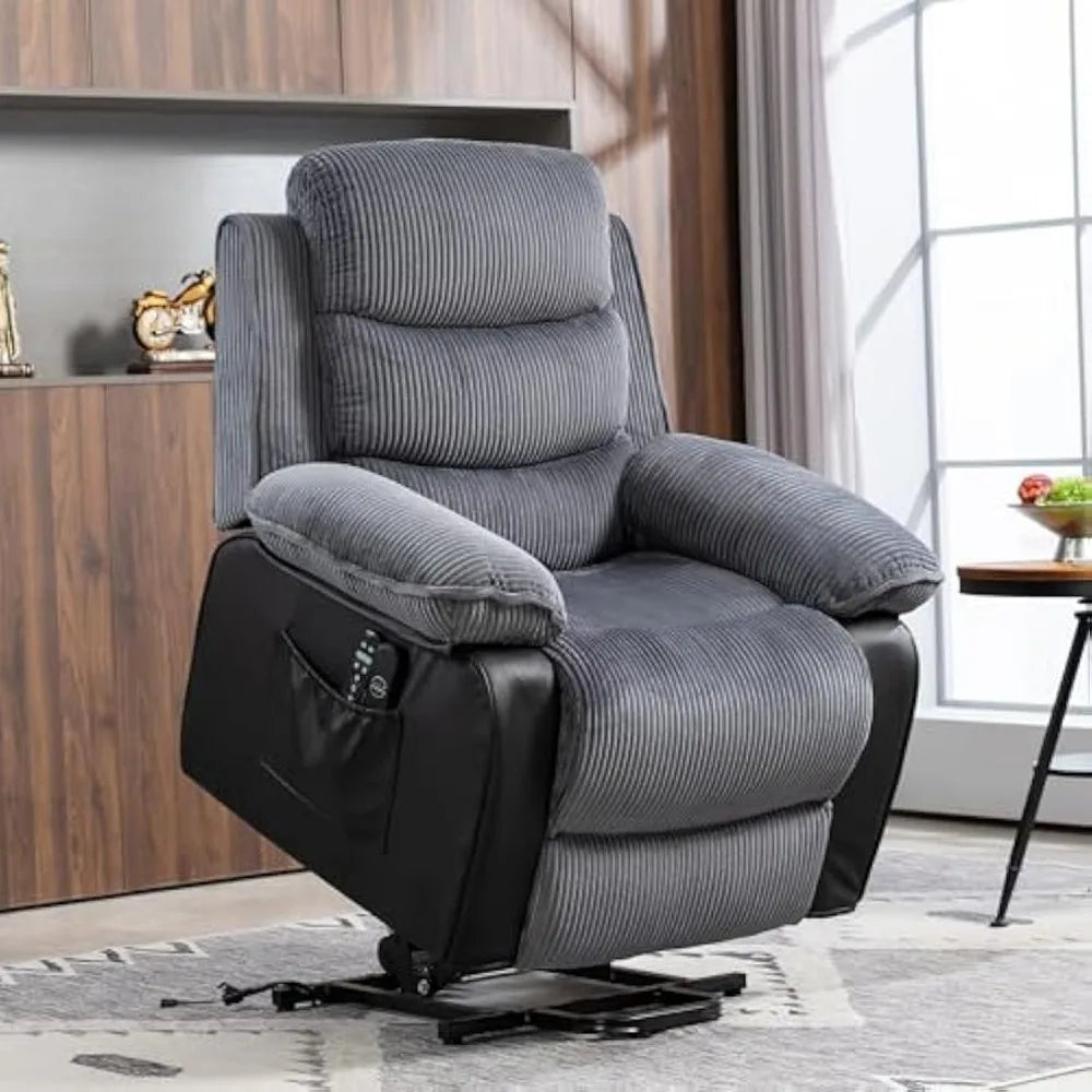Power Lift Recliner Chair With Massage And Heat For Elderly