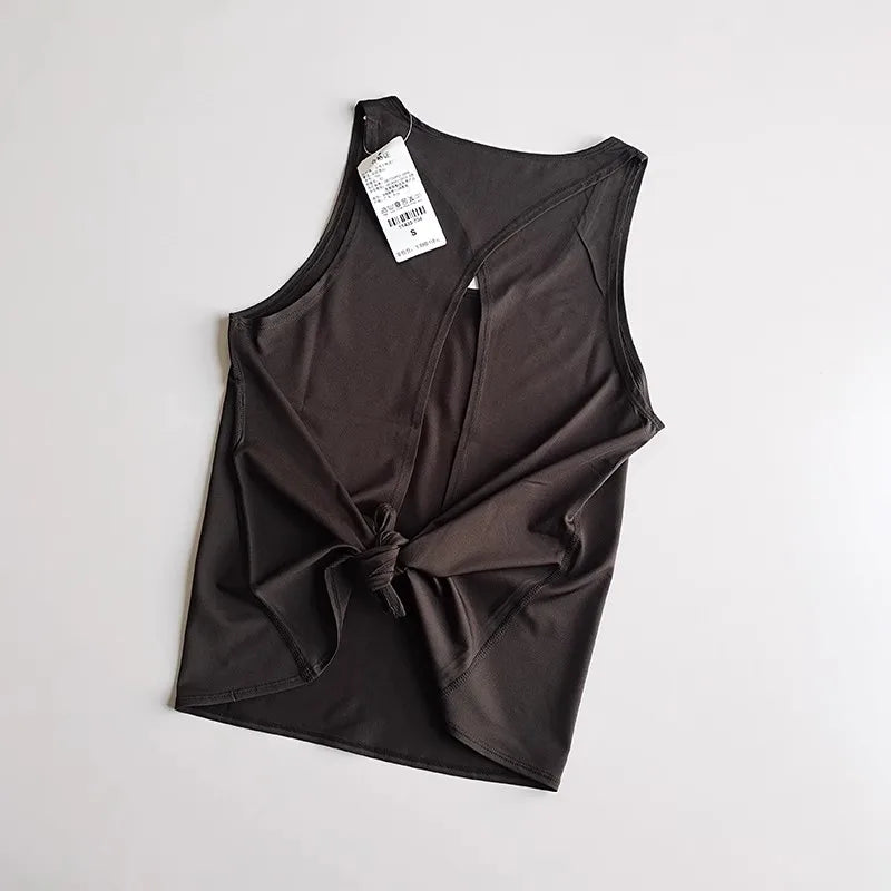 Womens Sleeveless Gym Tank Tops Yoga Sports Vest Breathable