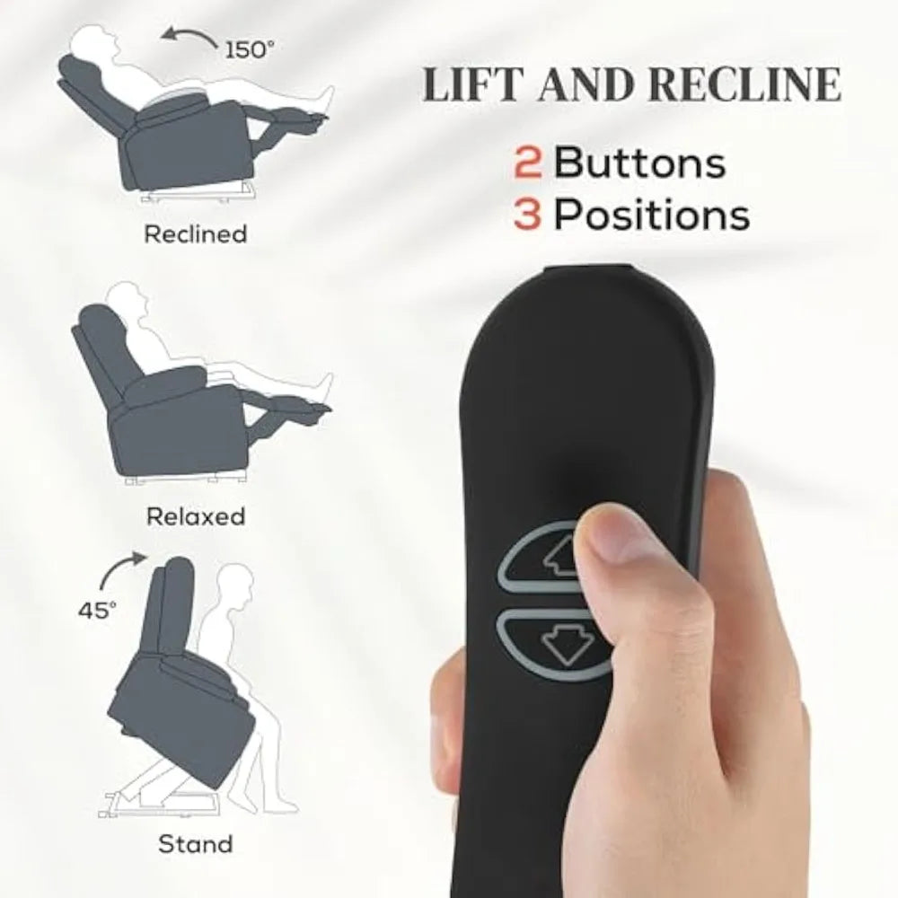 Power Lift Recliner Chair With Massage And Heat For Elderly