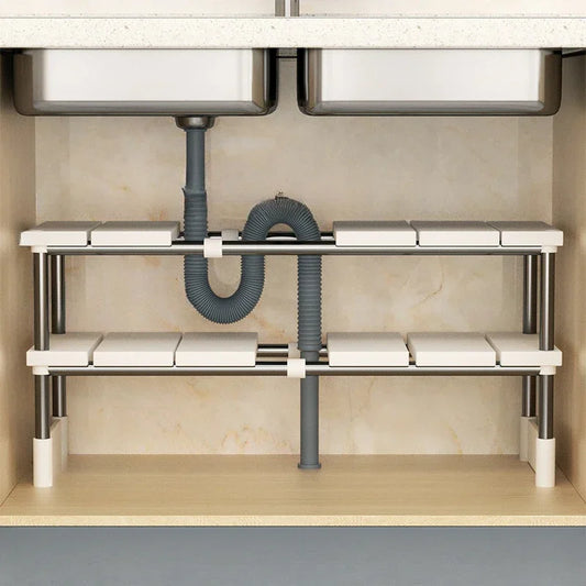 Expandable Stainless Steel Kitchen Sink Storage Rack