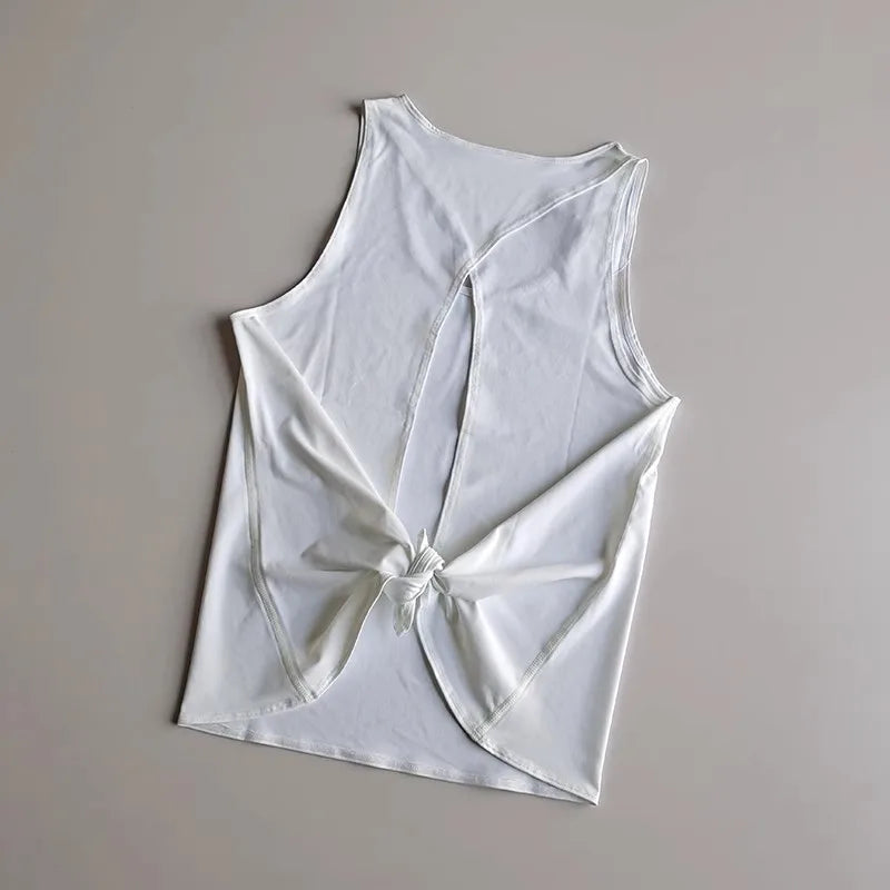 Womens Sleeveless Gym Tank Tops Yoga Sports Vest Breathable