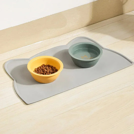 Food Grade Silicone Cat And Dog Bowl Mats Waterproof