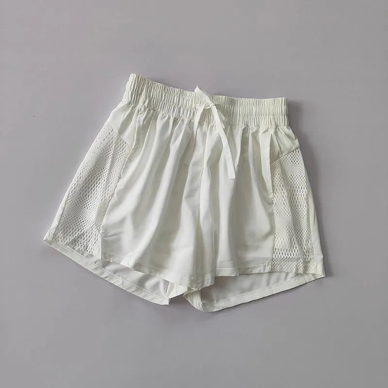 Summer Yoga Shorts Women 2 In 1 Quick Dry Breathable