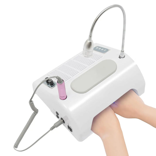 5 In 1 Nail Drill Manicure Machine 30000rpm Nail Lamp