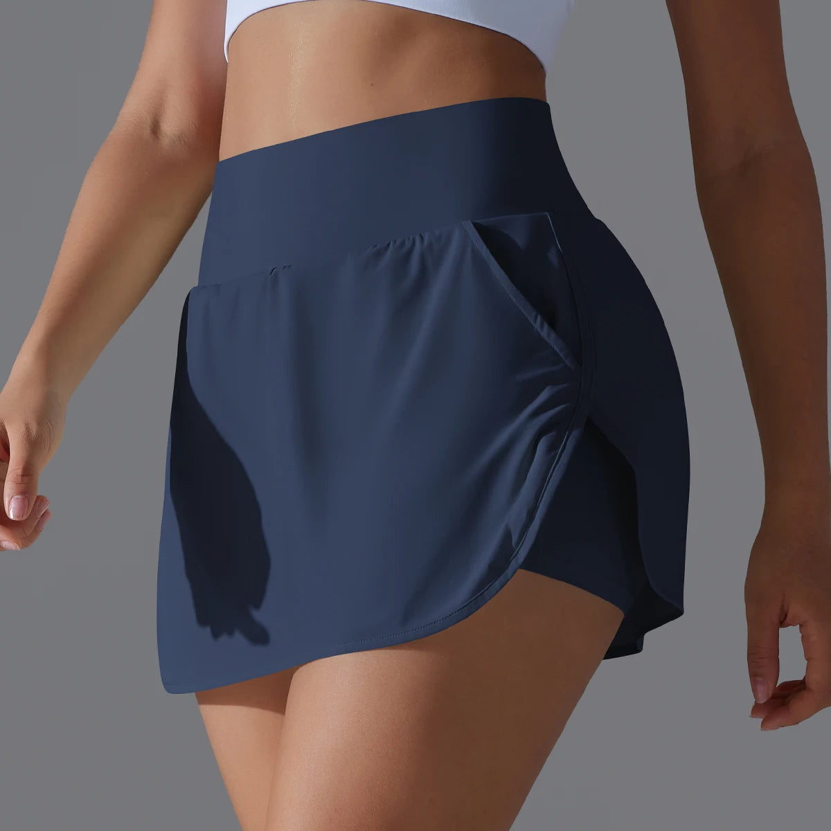 Outdoor Sports Yoga Skirt High Waist Breathable Sweat Short