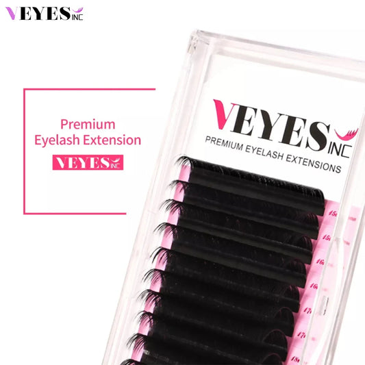 Veyes Inc Eyelash Extensions 8 To 16 Matte Black Silk